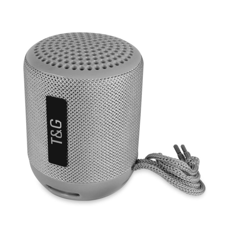 GENERICO - Parlante mini portátil con bluetooth color Gris