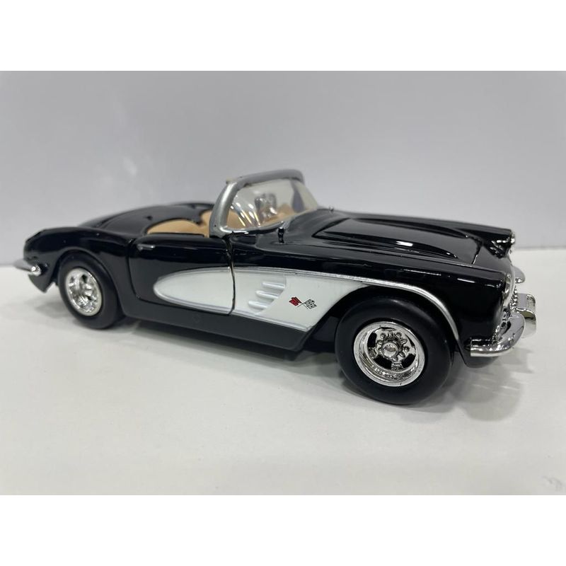 MOTORMAX - CARRO CORVETTE 1959 NEGRO A Escala 1:24