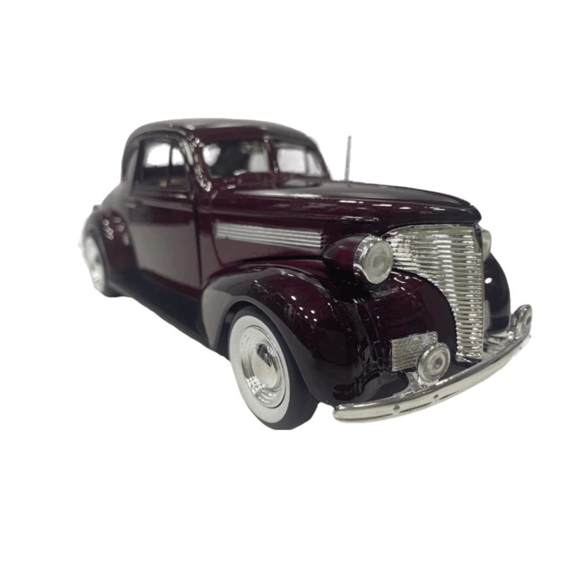 MOTORMAX - CARRO CHEVROLET COUPE 1939 Vinotinto A Escala 1:24