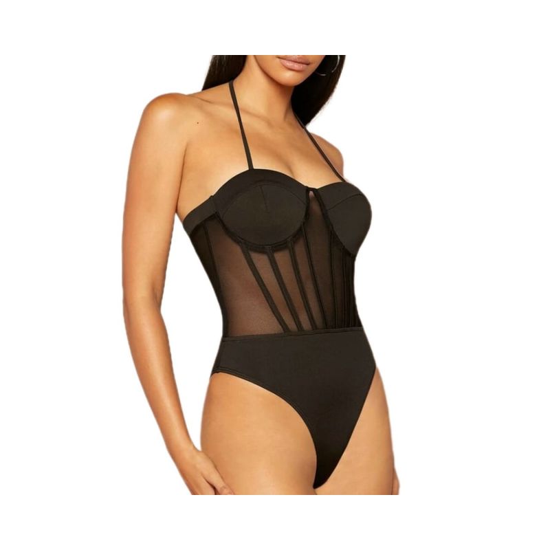 BAPU - Body Corset de tira copa con arco sin varillas laterales