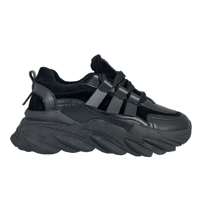 CALZADO BONT - Tenis Dama Deportivo Negro Bont Golden