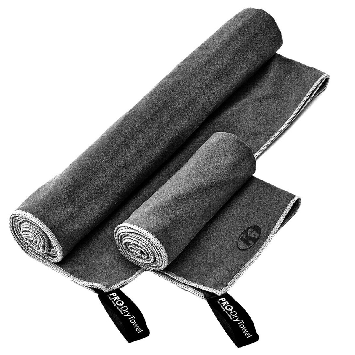 K6 - Set Toalla De Microfibra K6 Individual Tallas Xs  M Negro