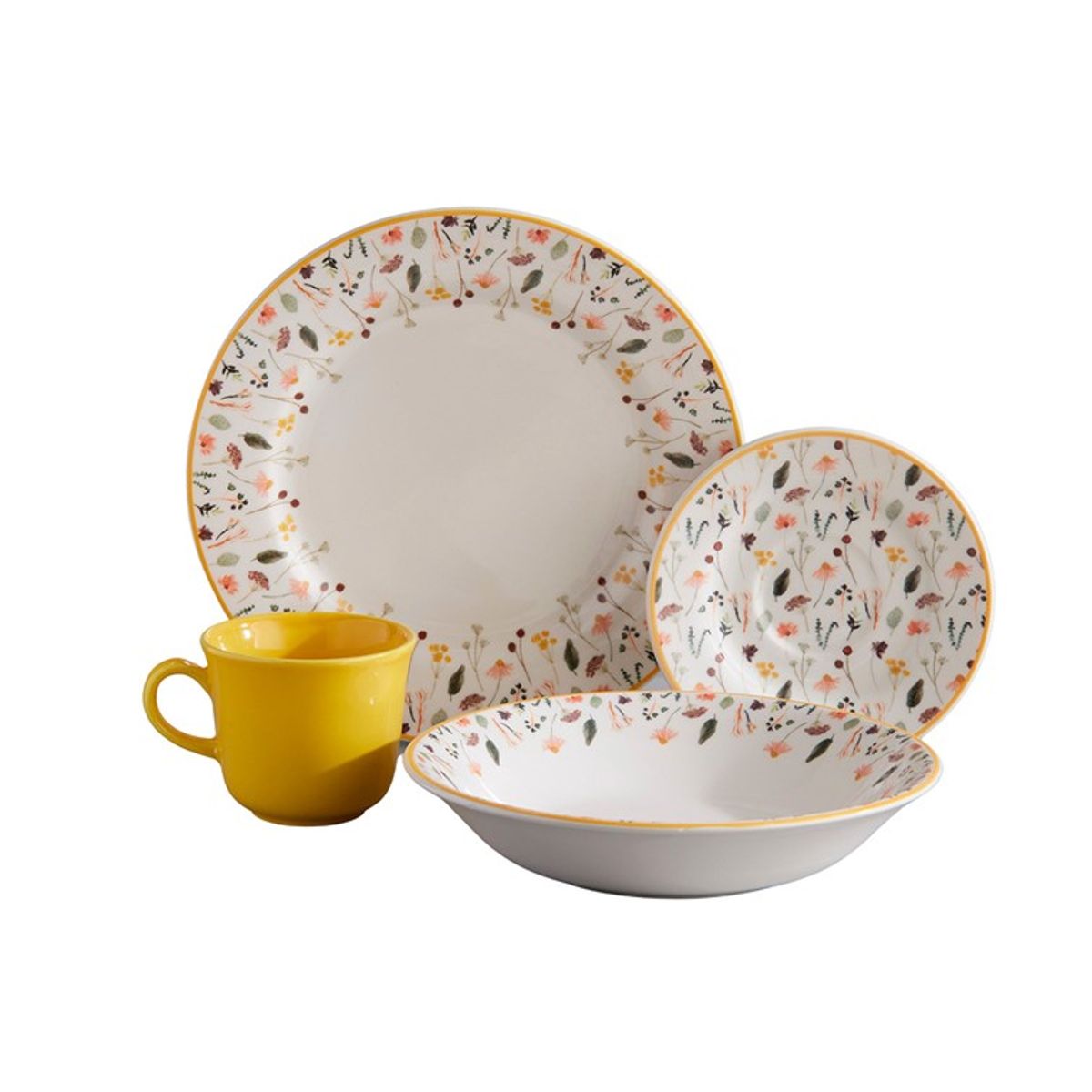 CORONA - Vajilla Corona Ashley 4 Puestos 16 Piezas VL134H040116