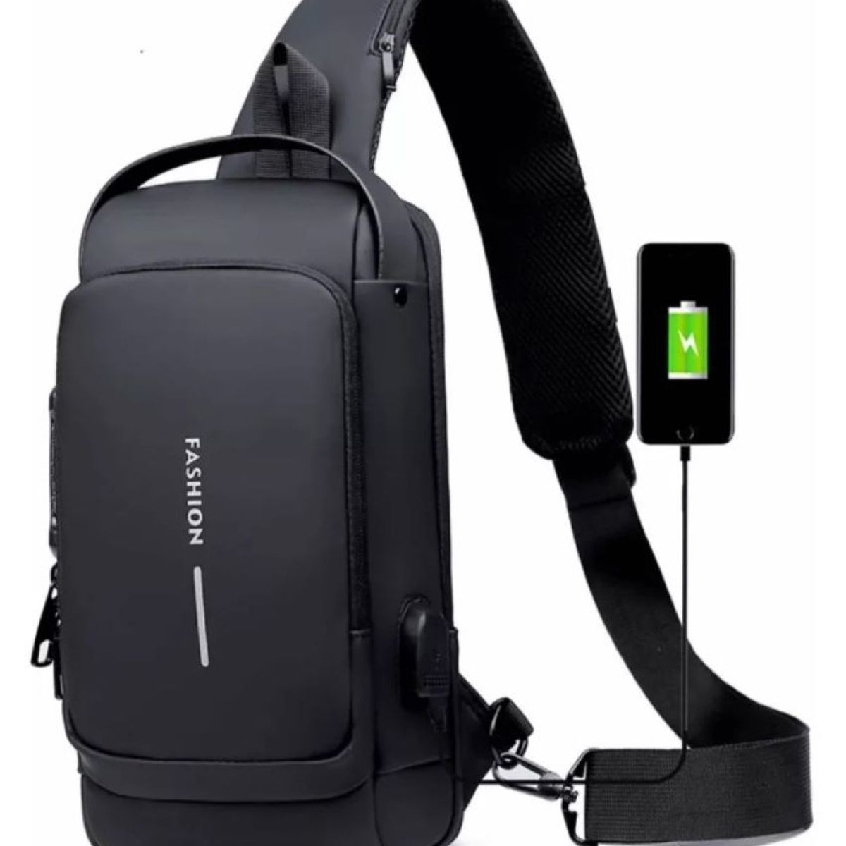 ZHOPI CO - Bolso Mochila Antirrobo Manos Libres Impermeable Puerto Usb