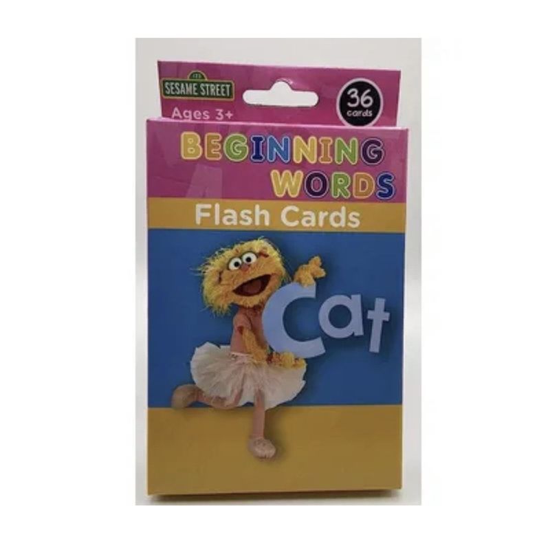 PLAZA SESAMO - Flash Cards primeras palabras en ingles aprendizaje