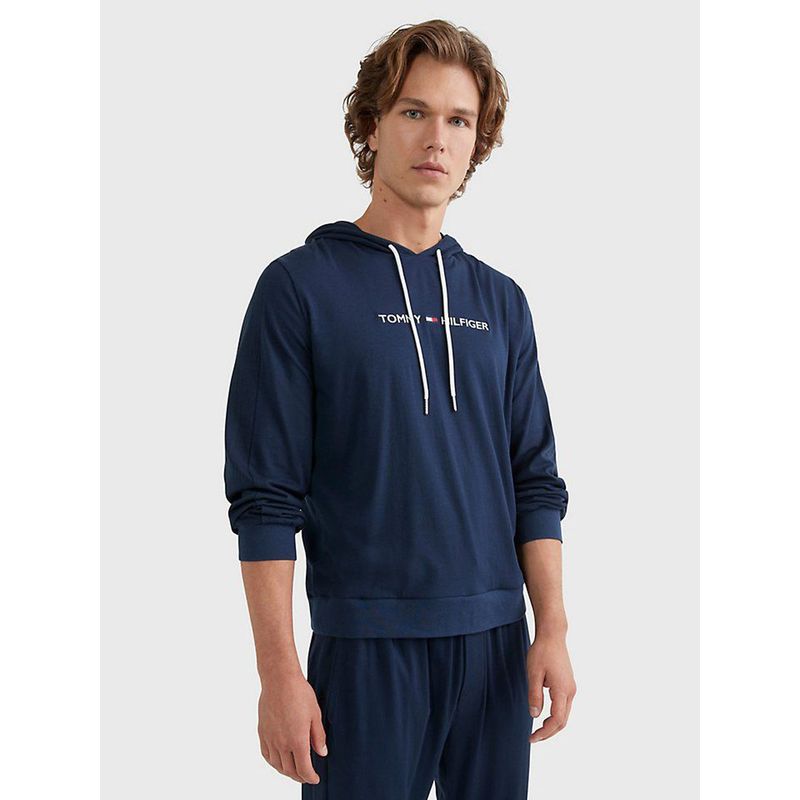 TOMMY HILFIGER - Buzo Azul de Pijama Para Hombre Tommy Hilfiger