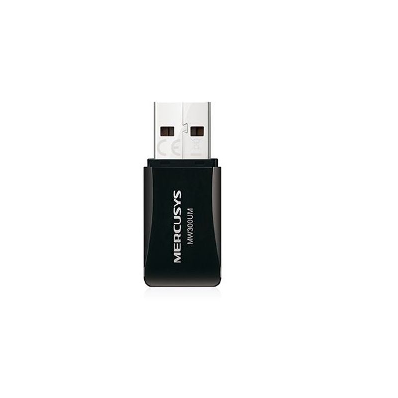 MERCUSYS - Tarjeta De Red Mercusys Mw300um Mini Inalámbrico N 300mbps
