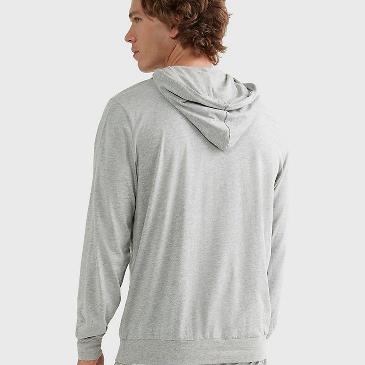 TOMMY HILFIGER - Buzo Gris de Pijama Para Hombre Gris Tommy Hilfiger