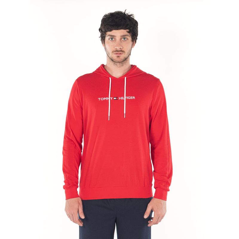TOMMY HILFIGER - Buzo Rojo de Pijama Para Hombre  Tommy Hilfiger
