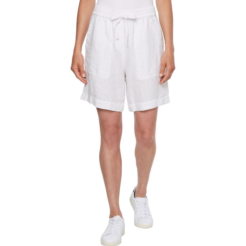 TOMMY HILFIGER - Bermudas Para Mujer Blanco Tommy Hilfiger