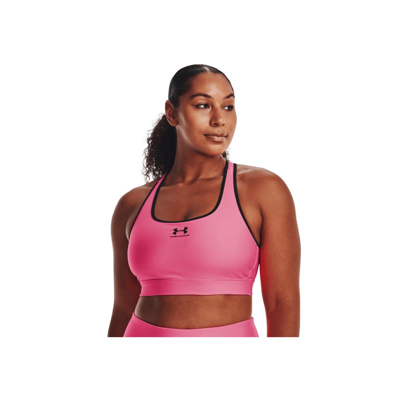 UNDER ARMOUR - Sujetador Mujer Under Armour AUTHNTCS MID PADLESS Rosado UNDER ARMOUR