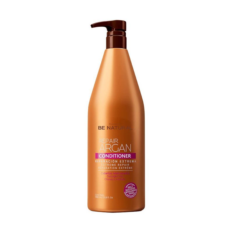 BE NATURAL - Acondicionador Be Natural Repair Argan 1000Ml