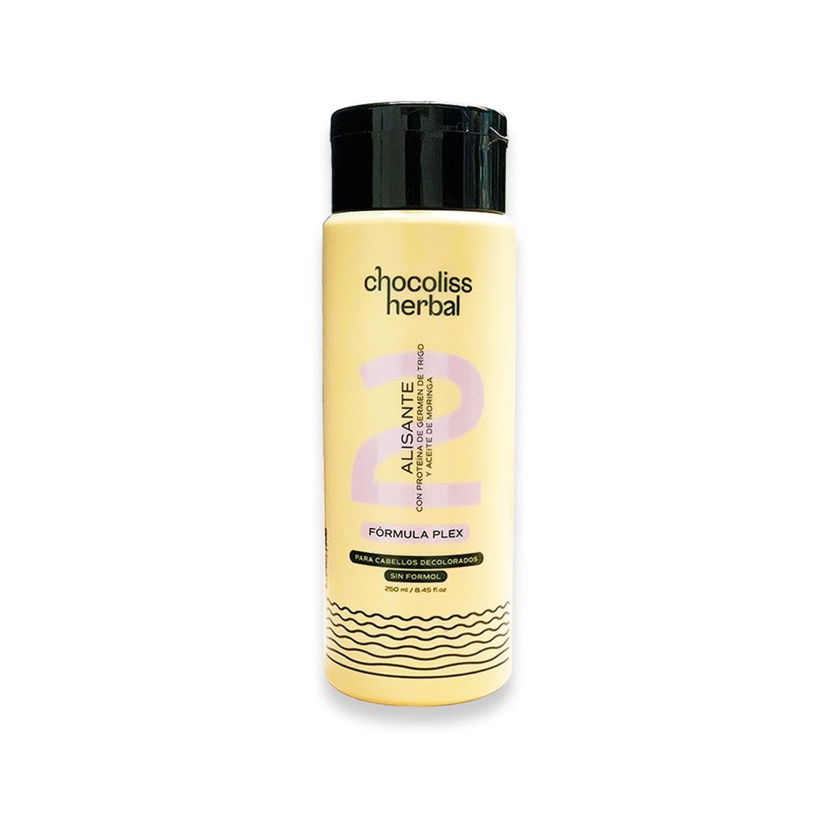 CHOCOLISSHERBAL - Alisante Natural Keratina Fórmula Plex Cabello Decolorado Chocoliss Herbal 250 ml