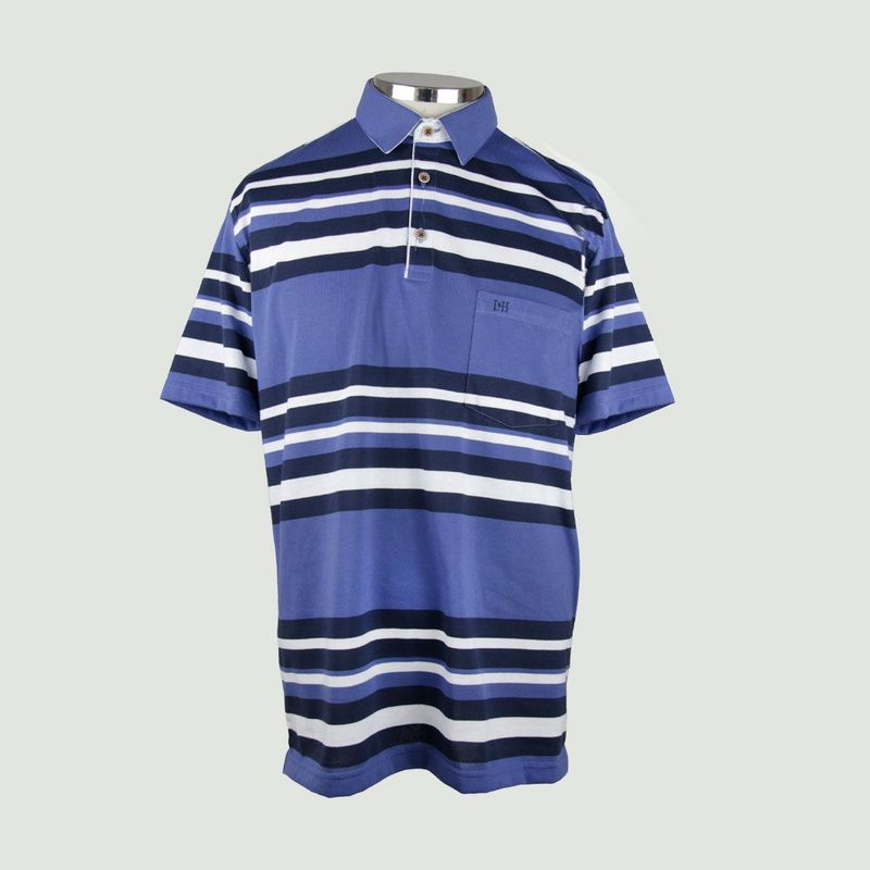 L Y H - Camiseta Para Hombre Azul Marca L&H