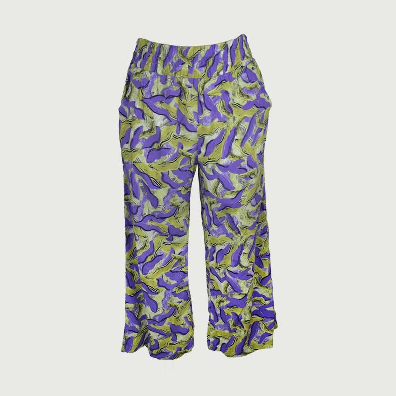 L Y H - Capri Para Mujer Lila Marca L&H
