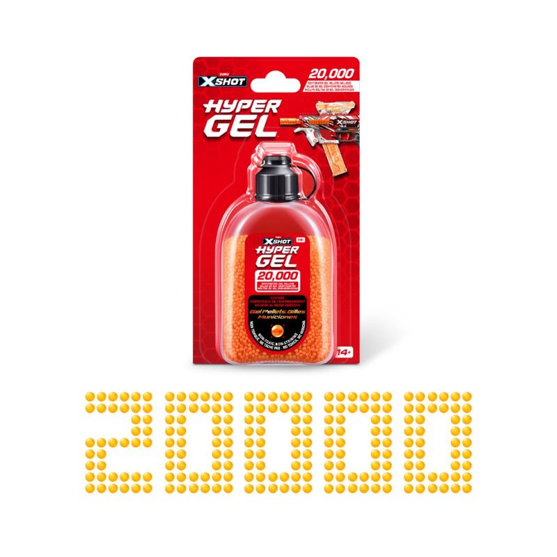X SHOT - Perdigones Recarga Pistola de Hidrogel X 20000 Perdigones