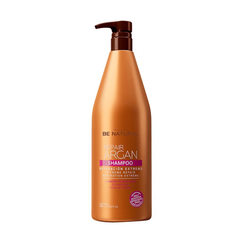 BE NATURAL - Shampoo Be Natural Repair Argan 1000ml