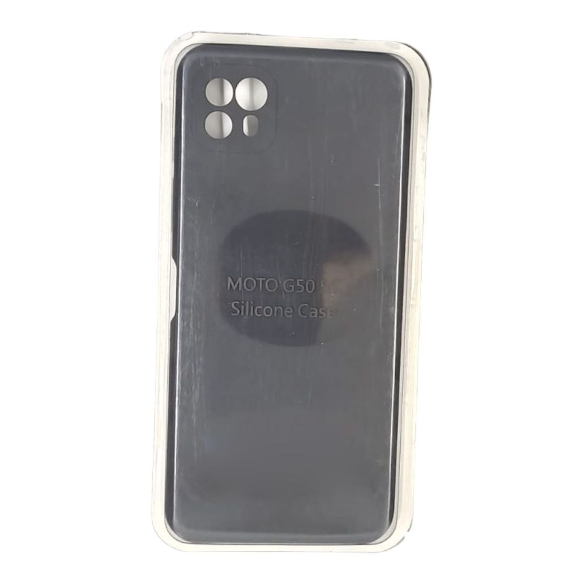 GENERICO - Forro Silicone Case Compatible con Motorola G50 5G Negro