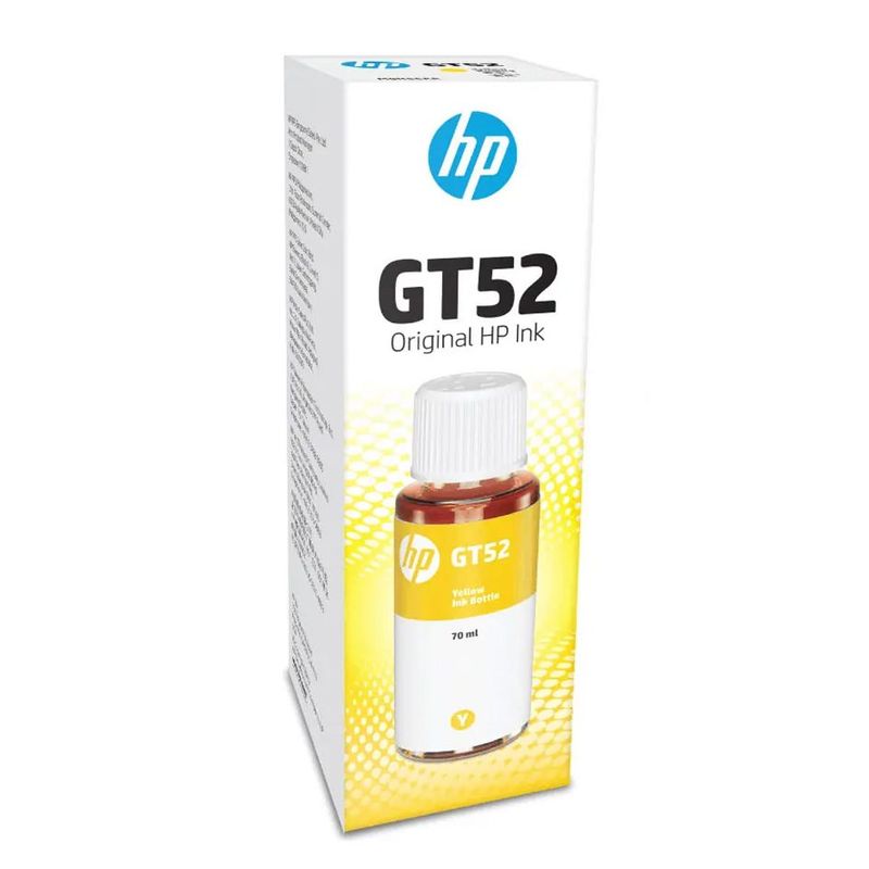HP - Tinta Hp GT52 Amarilla para impresoras GT5810 GT5820 GT315 GT415