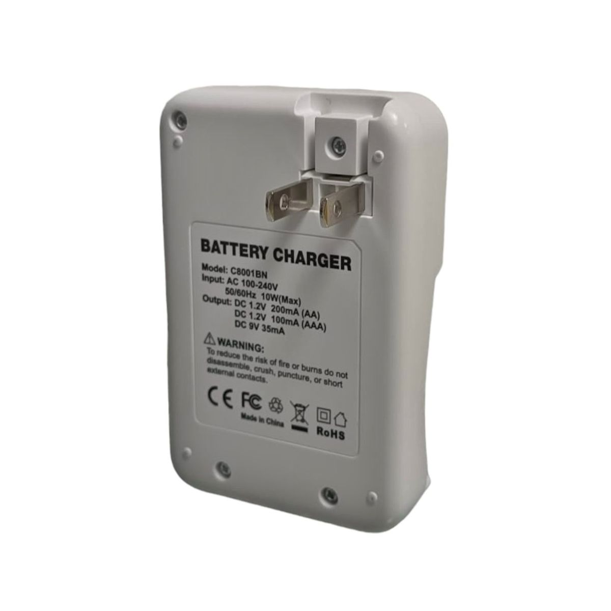 GENERICO - Cargador De Pilas Mas 4 Pilas Recargables Beston 2700 Mah Aa