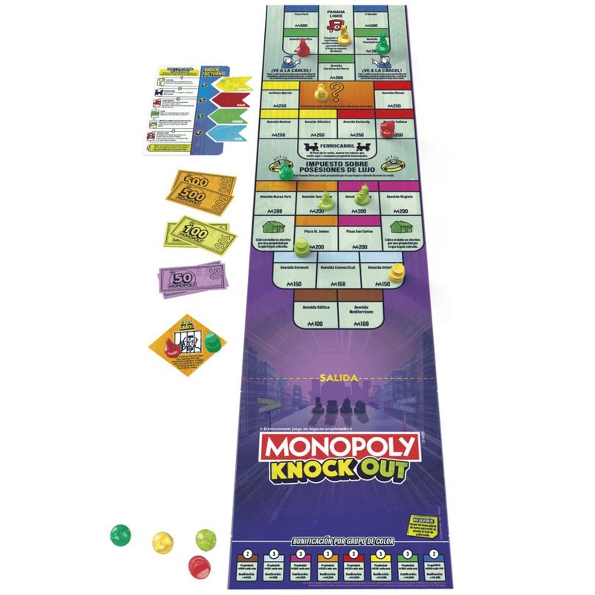 HASBRO GAMING - Juego de Mesa Monopoly Knockout