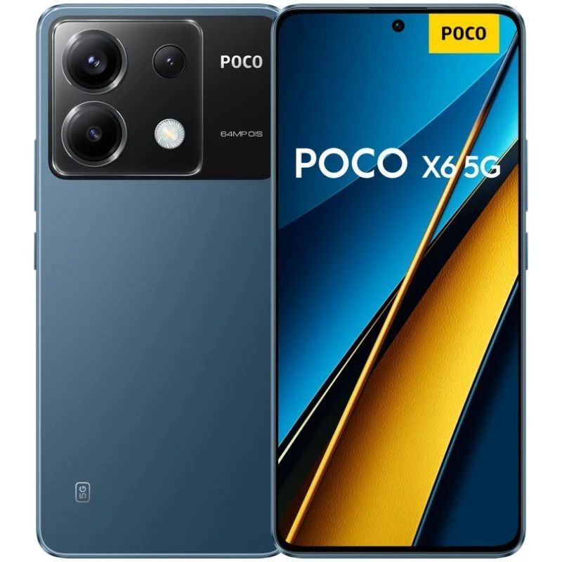 XIAOMI - Celular Xiaomi Poco X6 5G 256Gb  8Ram  64Mp Azul
