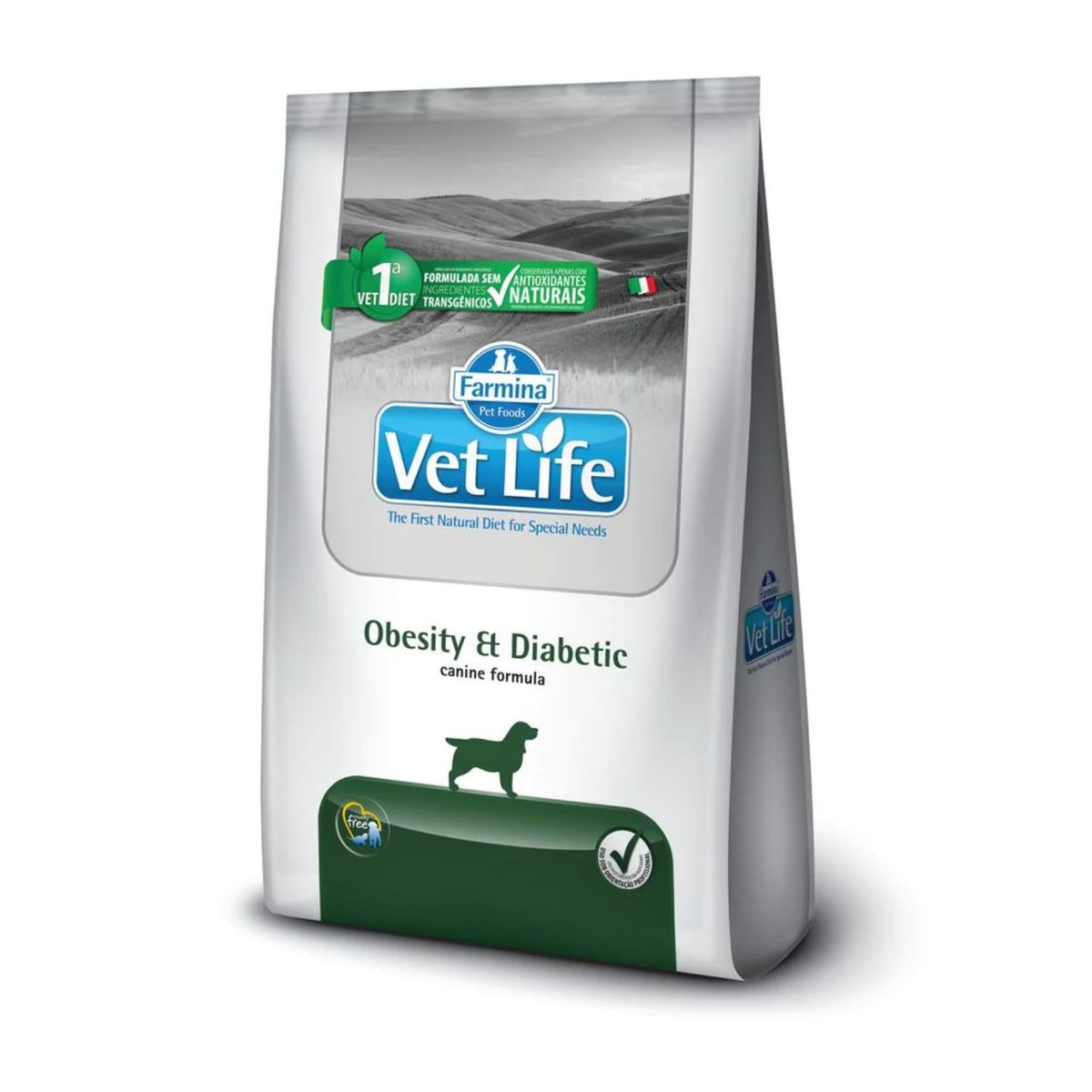 VET LIFE - Vet Life Canine Perros Obesity Diabetic Obesidad 2kg