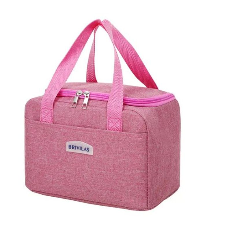 IKSA - Bolso Lonchera En Tela Oxford Con Aislamiento Térmico_.