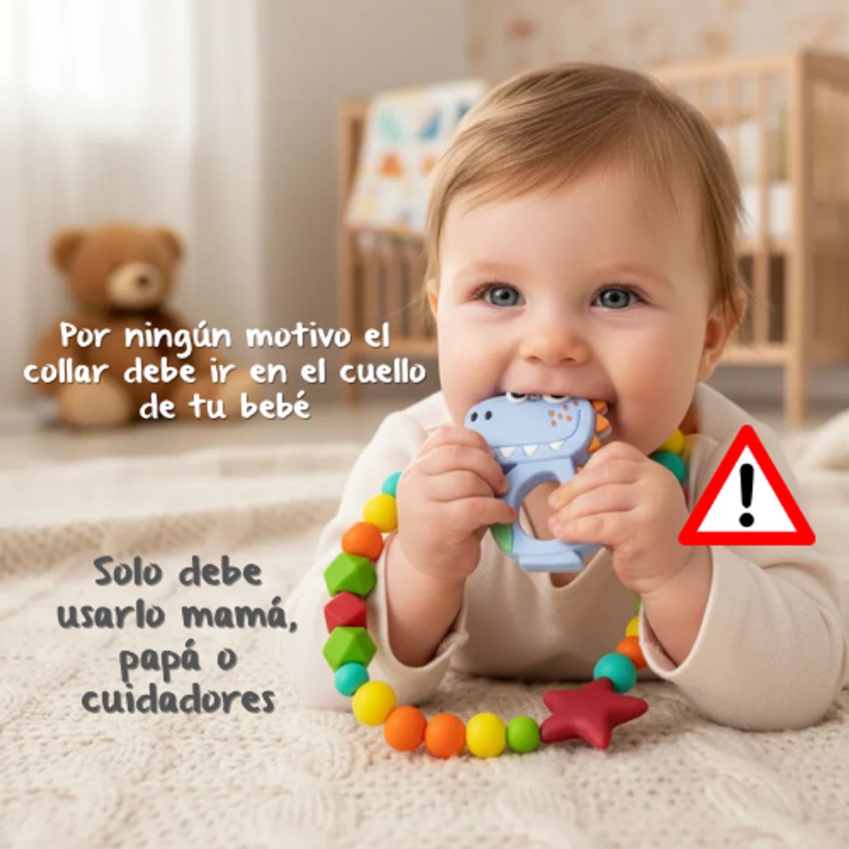 MAMI MAUSS - Mami Mauss Collar de Lactancia y Dentición - Accesorio Sensorial para Amamantar