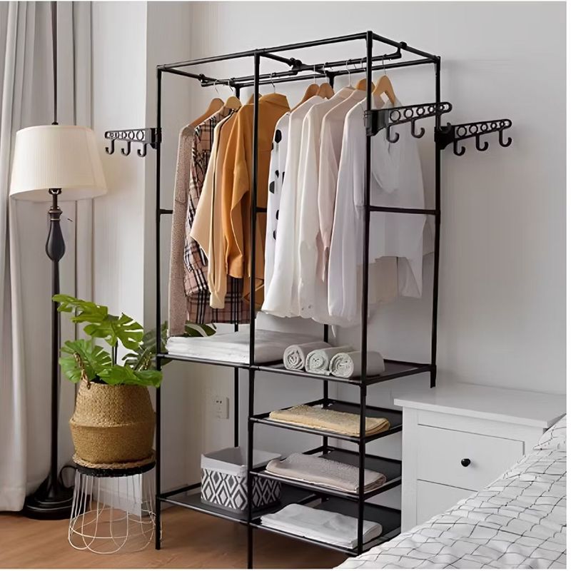 ONE PIXEL - Estante Para Ropa Organizador Zapatero Y Perchero Almacenaje