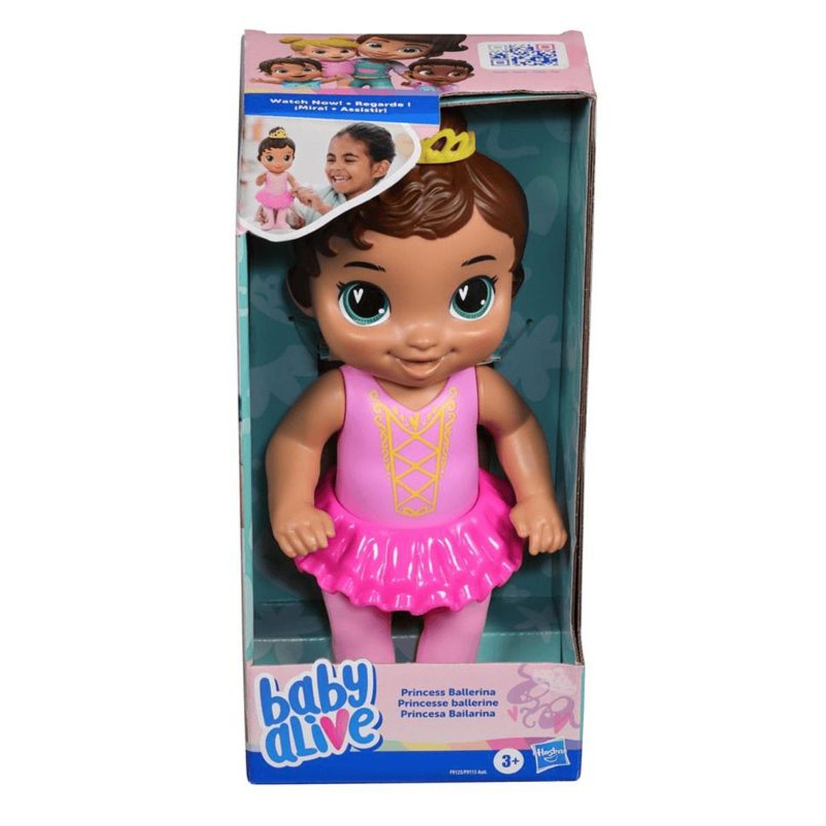 BABY ALIVE - Muñeca Baby Alive Princesa Bailarina Pelo Castaño