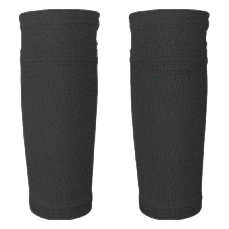 GENERICO - Media futbol porta canillera 25 cm NEGRO