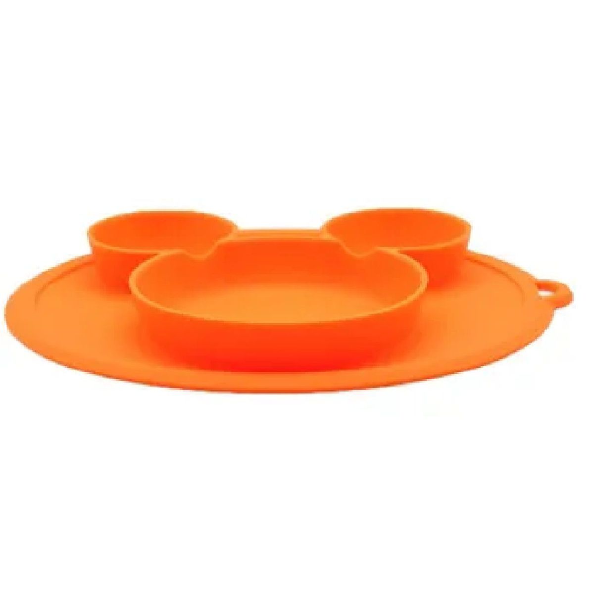 MUNDO BEBE - Plato Para Bebe En Silicona Rosa