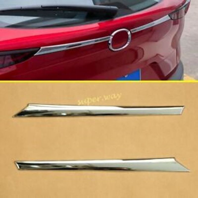 GENERICO - accesorios mazda cx30 cubierta cromada trasera de lujo