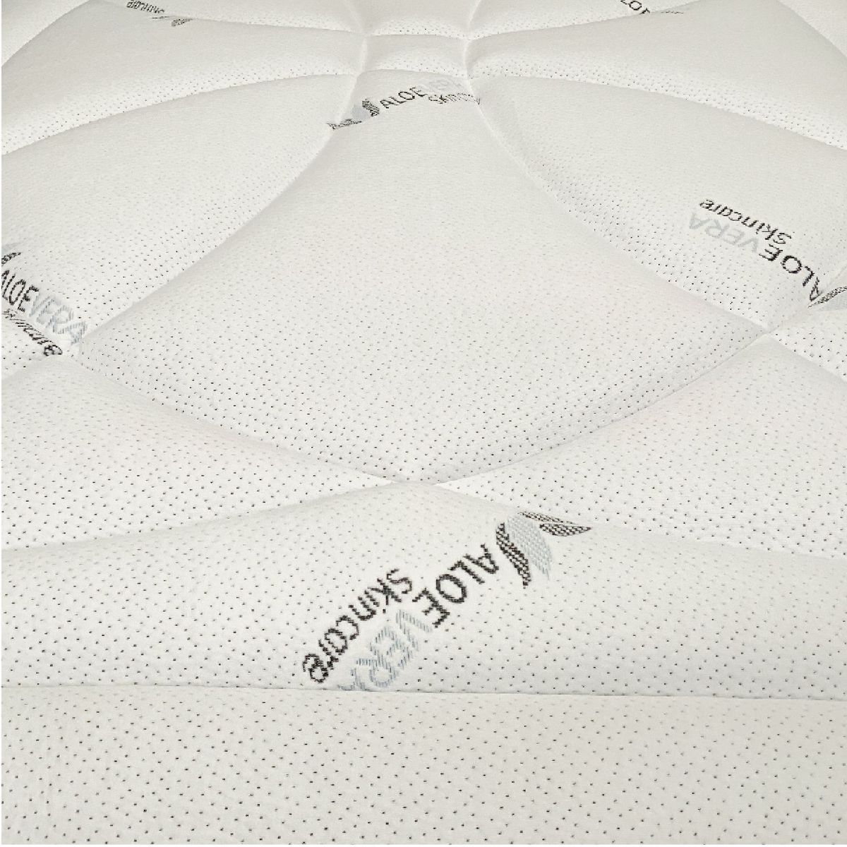 COLCHONES MOON - Colchon Cama KING 2 x 2 ALOE VERA BOX  Ortopedico Resortado POCKET