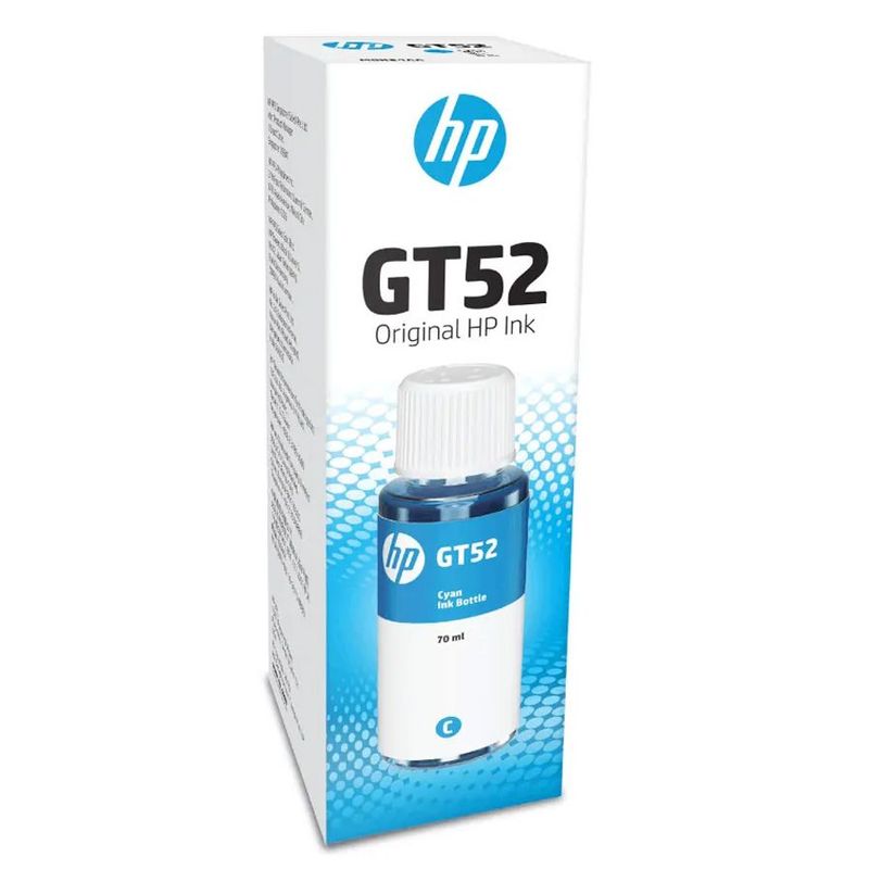 HP - Tinta GT52 Hp Cian para impresoras GT5810 GT5820 GT315 GT415