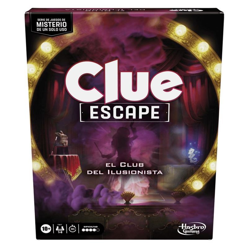 HASBRO GAMING - Juego de Mesa Clue Escape El Club del Ilusionista  Hasbro