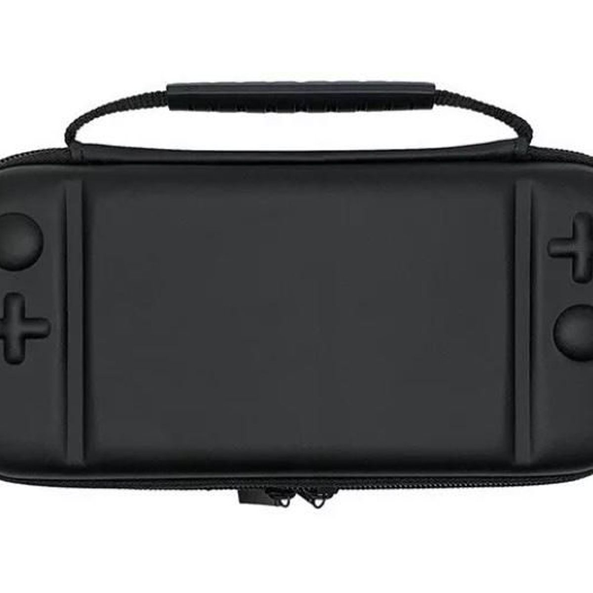 GENERICO - Estuche Rigido Negro + Acrilico Para Switch Lite