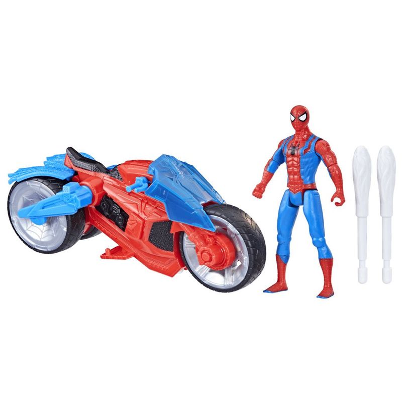 HASBRO - Figura de Acción Marvel Spider-Man Moto Arácnida