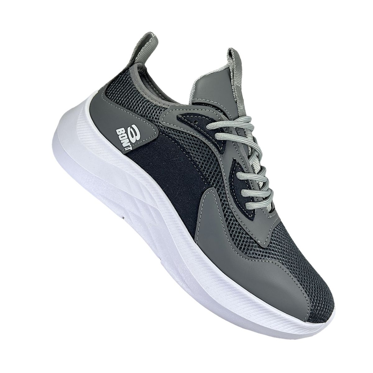 CALZADO BONT - Tenis Deportivo Hombre Running Bont Gris