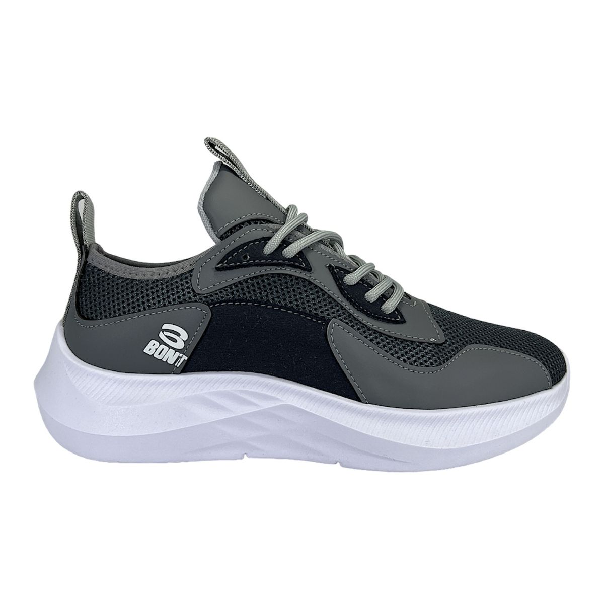 CALZADO BONT - Tenis Deportivo Hombre Running Bont Gris