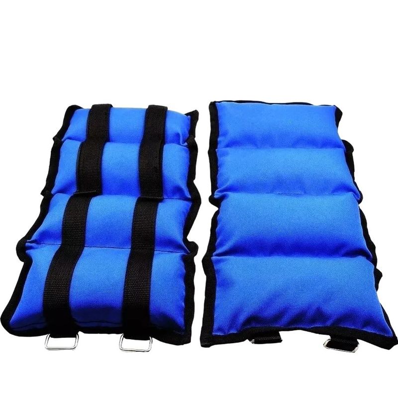 GENERICO - Kit 2 Pesas Tobilleras 5kg De Peso Ajustable Gym Musculo