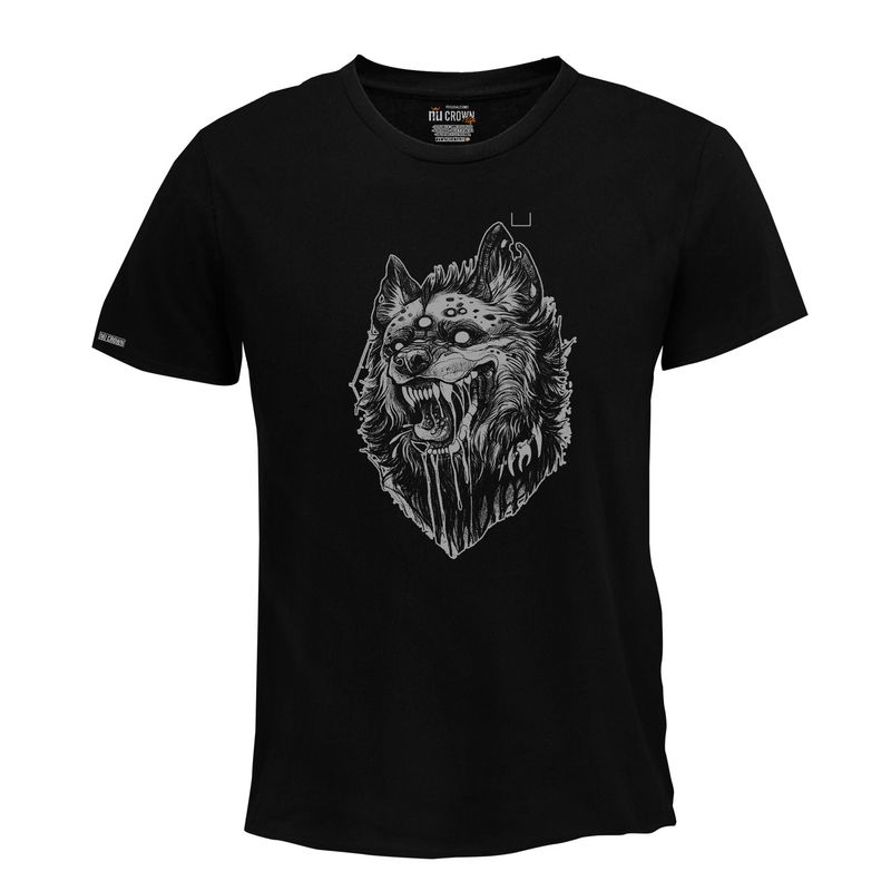 CREACIONES NU CROWN - Camiseta Hiena animal salvaje Original Nu Crown