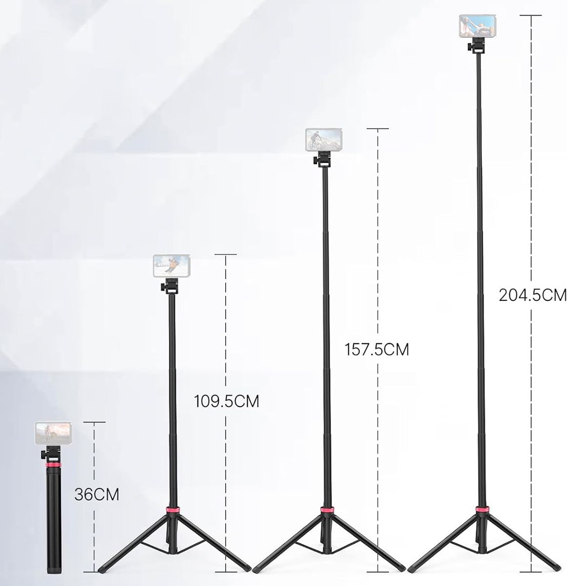 ULANZI - Tripode MT-79 ULANZI Soporte de Altura Ajustable 200cm