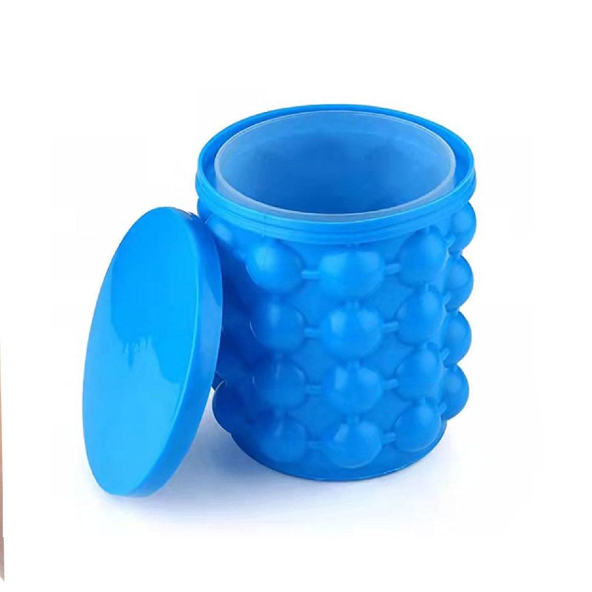 XIONG CHENG - Hielera Molde Silicona Doble Cámara Para 120 Cubos De Hielo