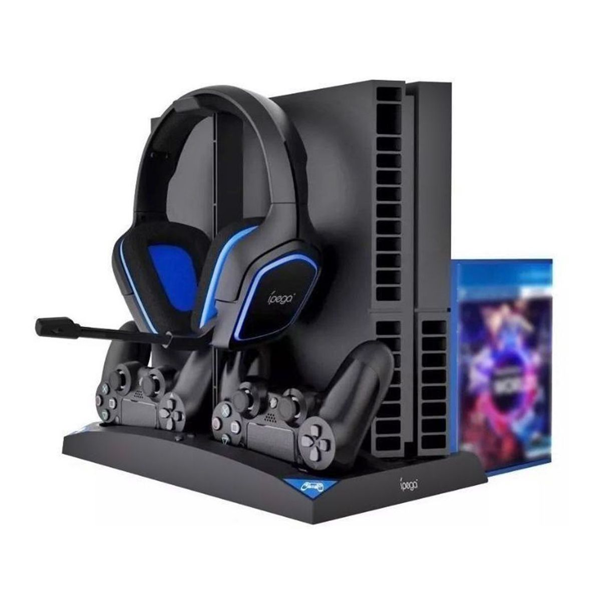 GENERICO - Base Refrigerante Vertical 6 En 1 Ipega Multifuncional Ps4