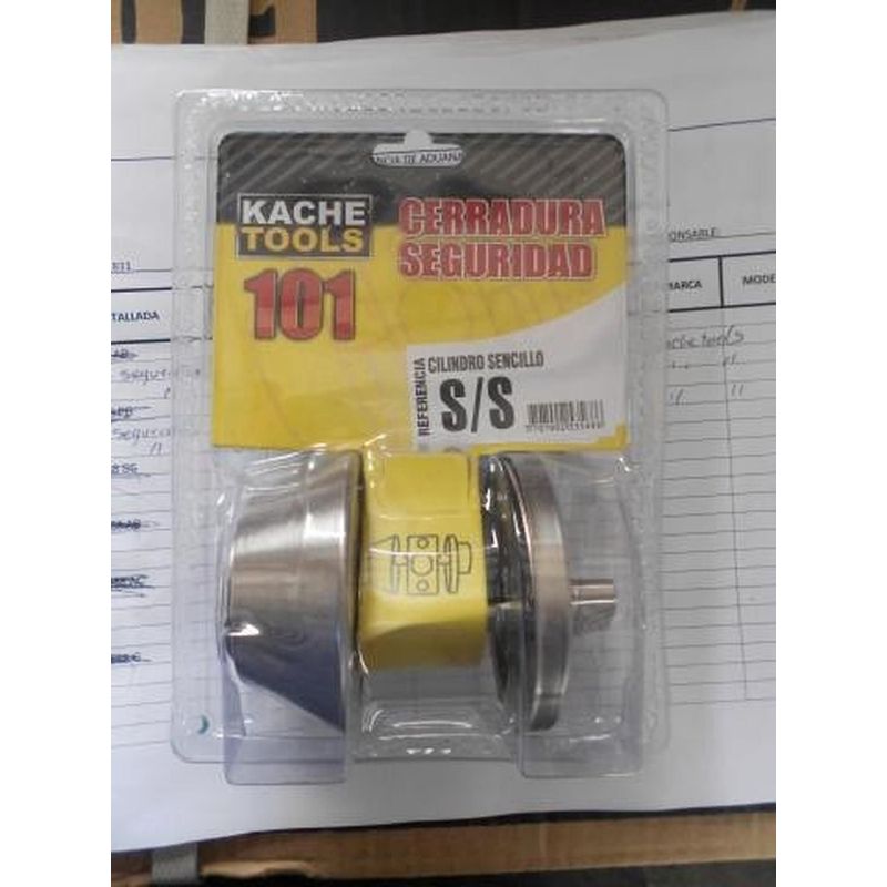 KACHE TOOLS - CERRADURA SEGURIDAD 1CIL 101 S/S KACHE TOOLS