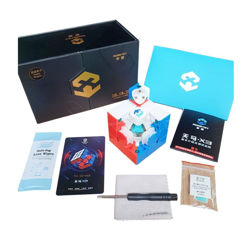 GENERICO - Moretry Magnetic Super Maglev Cubo Rubik 3x3 Ballcore Speed