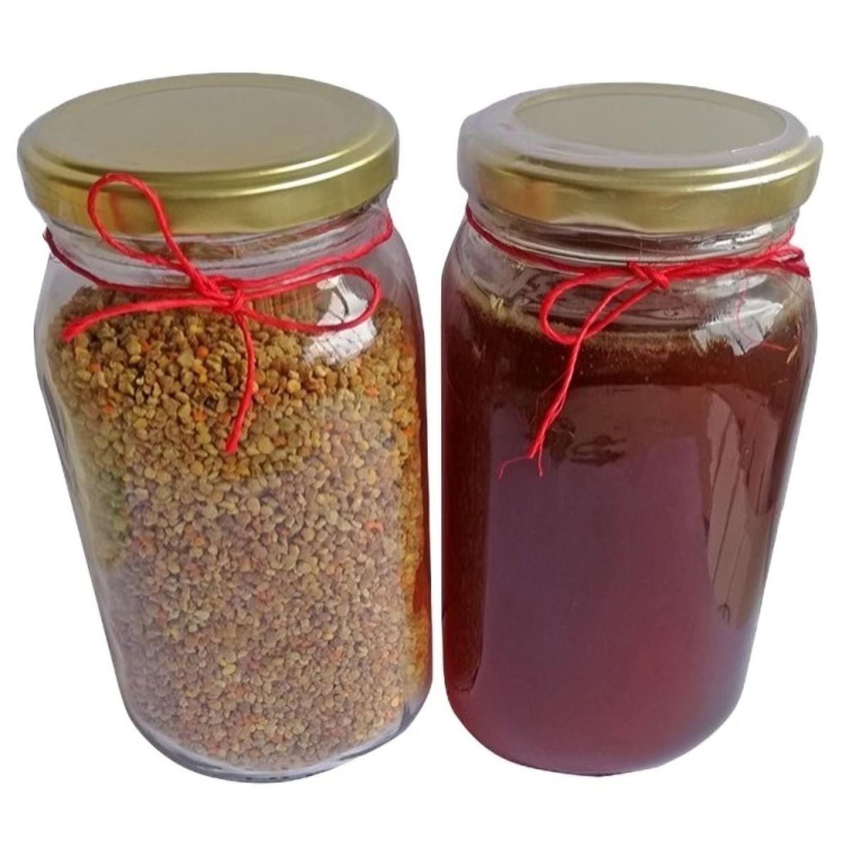 GENERICO - Dúo Miel abejas pura natural orgánica x 640G y polen x 320g