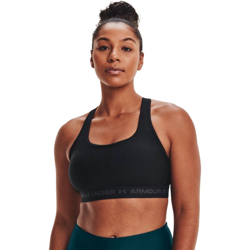 UNDER ARMOUR - SUJETADOR MUJER CROSSBACK MID BRA 1361034-001-N11 UNDER ARMOUR